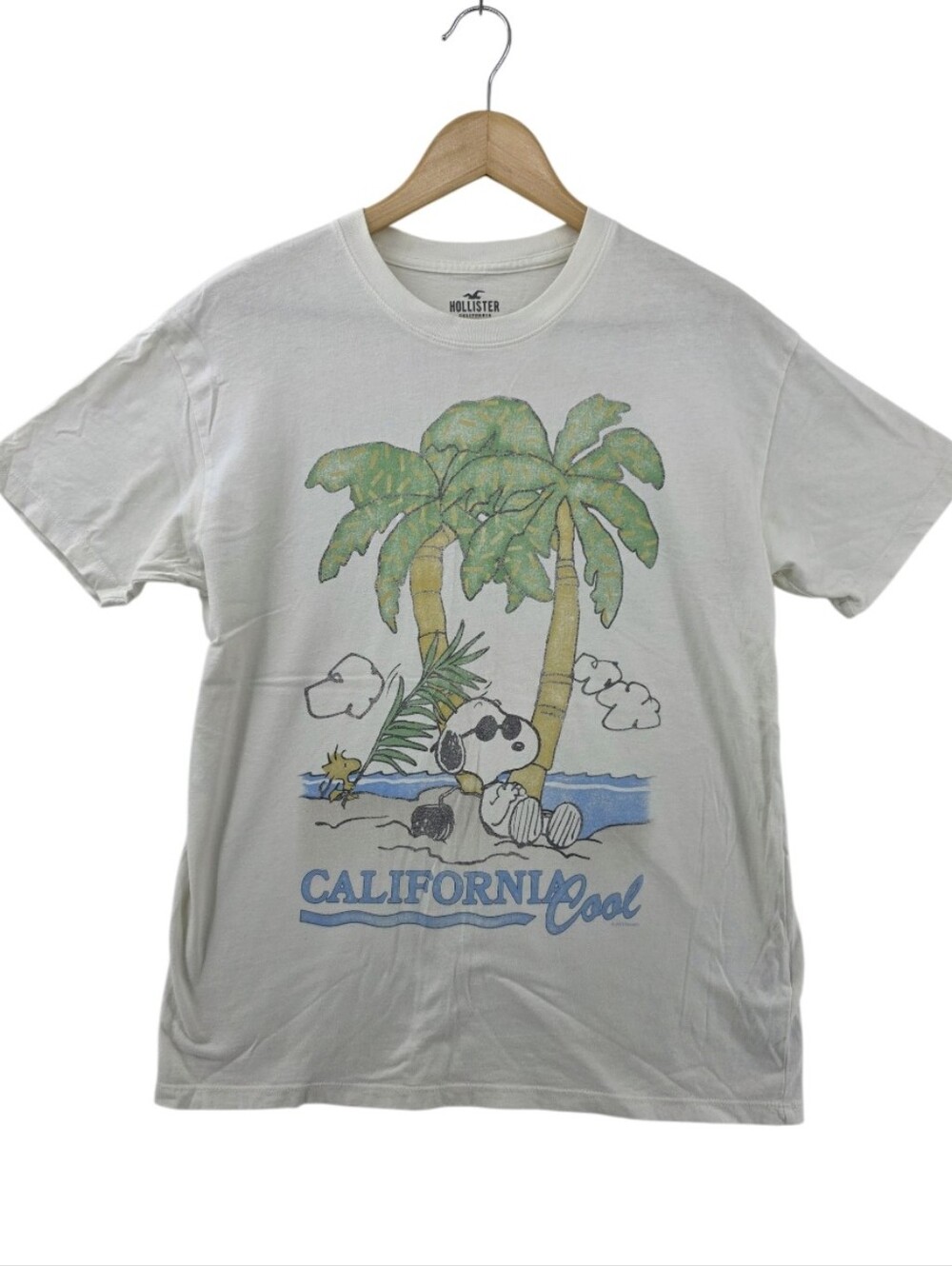 Hollister Peanuts Snoopy Oversized California Graphic T-Shirt Womens Extra Small